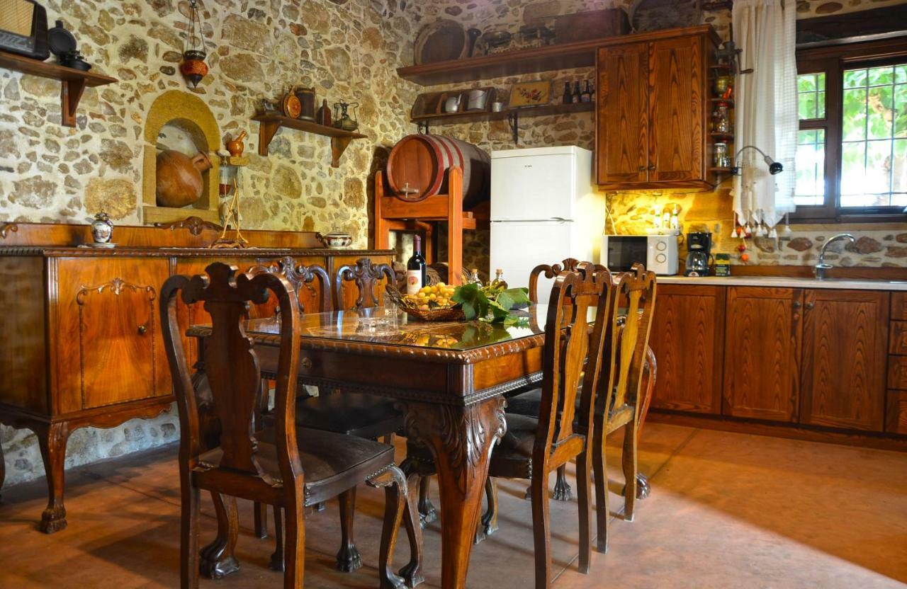 Kamara Stone House Villa Kíszamosz Kültér fotó