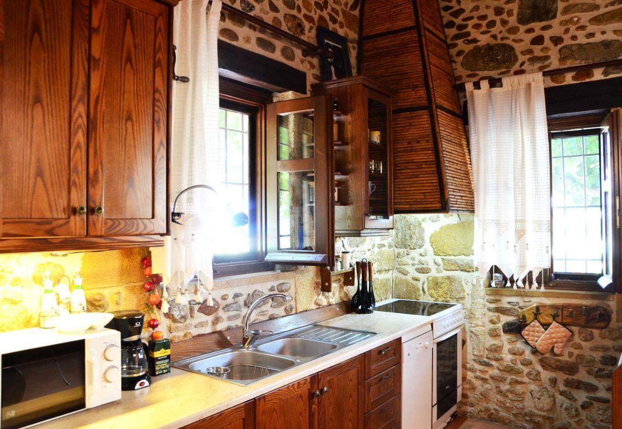 Kamara Stone House Villa Kíszamosz Kültér fotó